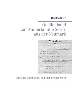 cover image of Quellenband zur Müllerfamilie Stern aus der Neumark
